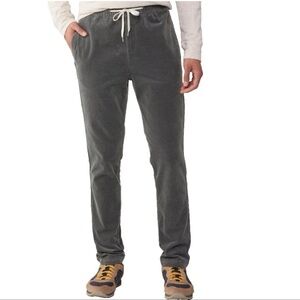Vuori Optimist Drawstring Corduroy Pant Charcoal Grey Men’s